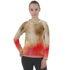 Gold Drops Women s Long Sleeve Raglan Tee