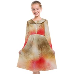 Gold Drops Kids  Midi Sailor Dress by goljakoff