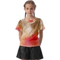 Gold drops Kids  Front Cut Tee View1