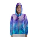 Metallic paint Women s Hooded Windbreaker View1