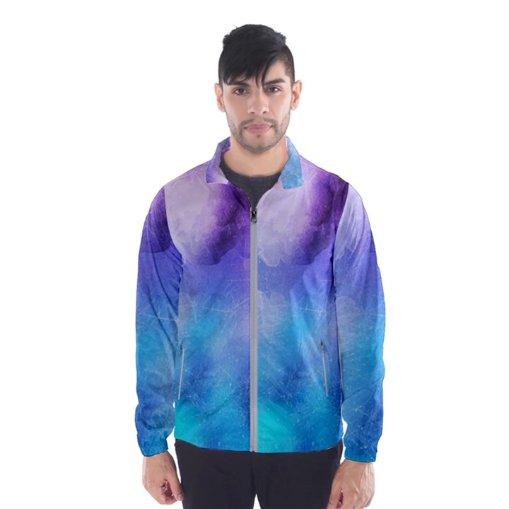 Metallic paint Men s Windbreaker