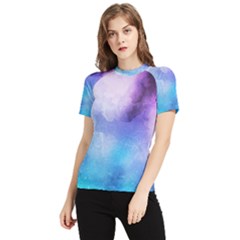 Metallic Paint Women s Short Sleeve Rash Guard by goljakoff