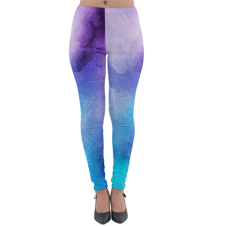 Metallic paint Lightweight Velour Leggings