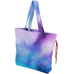 Metallic Paint Drawstring Tote Bag by goljakoff