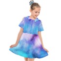 Metallic paint Kids  Short Sleeve Shirt Dress View1