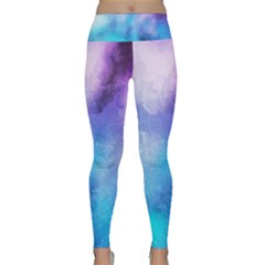 Metallic Paint Lightweight Velour Classic Yoga Leggings by goljakoff