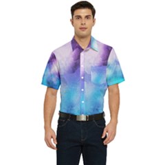 Metallic Paint Men s Short Sleeve Pocket Shirt  by goljakoff