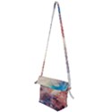 Abstract galaxy paint Folding Shoulder Bag View2