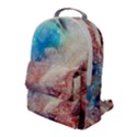 Abstract galaxy paint Flap Pocket Backpack (Large) View1