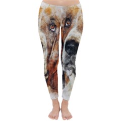 Dog Paint Classic Winter Leggings by goljakoff