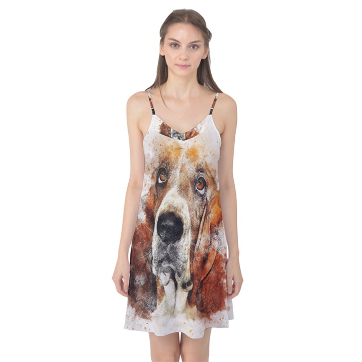 Dog paint Camis Nightgown