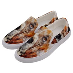 Dog Paint Men s Canvas Slip Ons