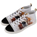 Dog paint Men s Mid-Top Canvas Sneakers View2