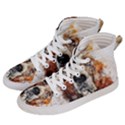 Dog paint Women s Hi-Top Skate Sneakers View2