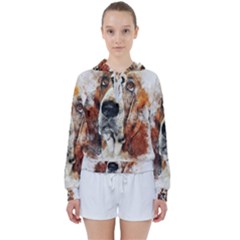 Dog Paint Women s Tie Up Sweat by goljakoff