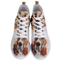 Dog Paint Men s Lightweight High Top Sneakers by goljakoff