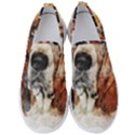 Dog paint Men s Slip On Sneakers View1