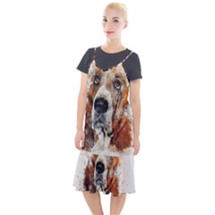 Dog Paint Camis Fishtail Dress by goljakoff