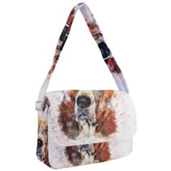 Dog Paint Courier Bag by goljakoff