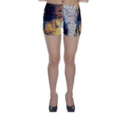 Elephant Mandala Skinny Shorts