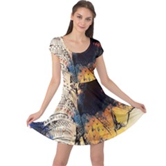 Elephant Mandala Cap Sleeve Dress by goljakoff