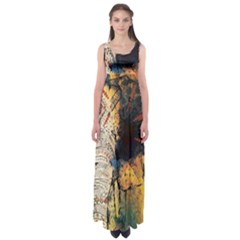 Elephant Mandala Empire Waist Maxi Dress by goljakoff