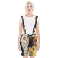 Elephant Mandala Braces Suspender Skirt by goljakoff