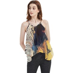 Elephant Mandala Flowy Camisole Tank Top by goljakoff