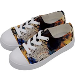 Elephant Mandala Kids  Low Top Canvas Sneakers by goljakoff