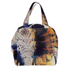 Elephant Mandala Boxy Hand Bag by goljakoff