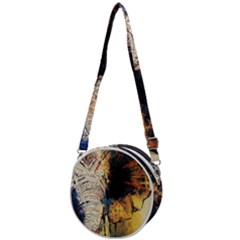 Elephant Mandala Crossbody Circle Bag by goljakoff