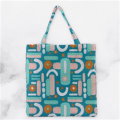 Abstract Shapes Grocery Tote Bag by SychEva