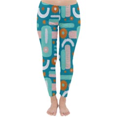 Abstract Shapes Classic Winter Leggings by SychEva