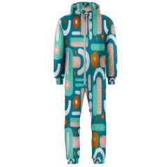 Abstract Shapes Hooded Jumpsuit (men)  by SychEva