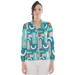 Abstract Shapes Women s Windbreaker by SychEva