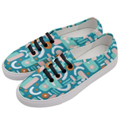 Abstract Shapes Women s Classic Low Top Sneakers by SychEva