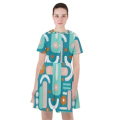 Abstract Shapes Sailor Dress by SychEva