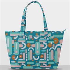 Abstract Shapes Back Pocket Shoulder Bag  by SychEva