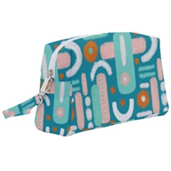 Abstract Shapes Wristlet Pouch Bag (large) by SychEva