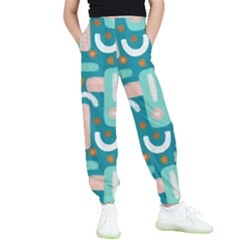 Abstract Shapes Kids  Elastic Waist Pants by SychEva