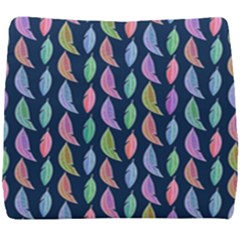 Watercolor Feathers Seat Cushion by SychEva