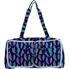 Watercolor Feathers Multi Function Bag by SychEva