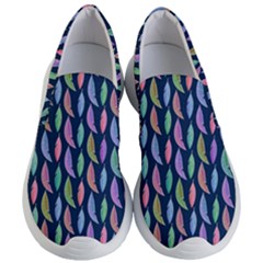 Watercolor Feathers Women s Lightweight Slip Ons by SychEva