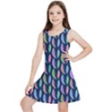 Watercolor Feathers Kids  Lightweight Sleeveless Dress View1