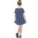 Watercolor Feathers Kids  Simple Cotton Dress View2