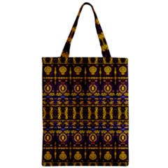 Fancy Ornate Pattern Mosaic Print Zipper Classic Tote Bag by dflcprintsclothing