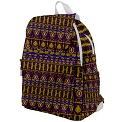 Fancy Ornate Pattern Mosaic Print Top Flap Backpack by dflcprintsclothing