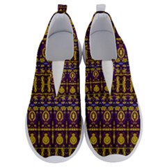 Fancy Ornate Pattern Mosaic Print No Lace Lightweight Shoes by dflcprintsclothing