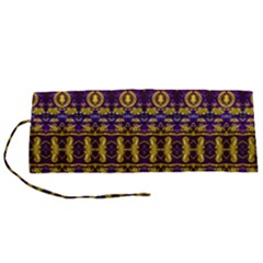 Fancy Ornate Pattern Mosaic Print Roll Up Canvas Pencil Holder (s) by dflcprintsclothing