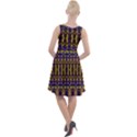 Fancy Ornate Pattern Mosaic Print Knee Length Skater Dress View2